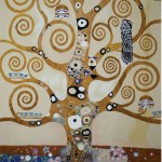 Tapisserie Abre de vie d'après Klimt