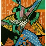 Tapisserie Violon sur Echiquier, Juan Gris